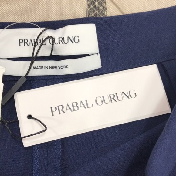 PRABAL GURUNG Women's Crop Silk Pant - Picture 6 of 10